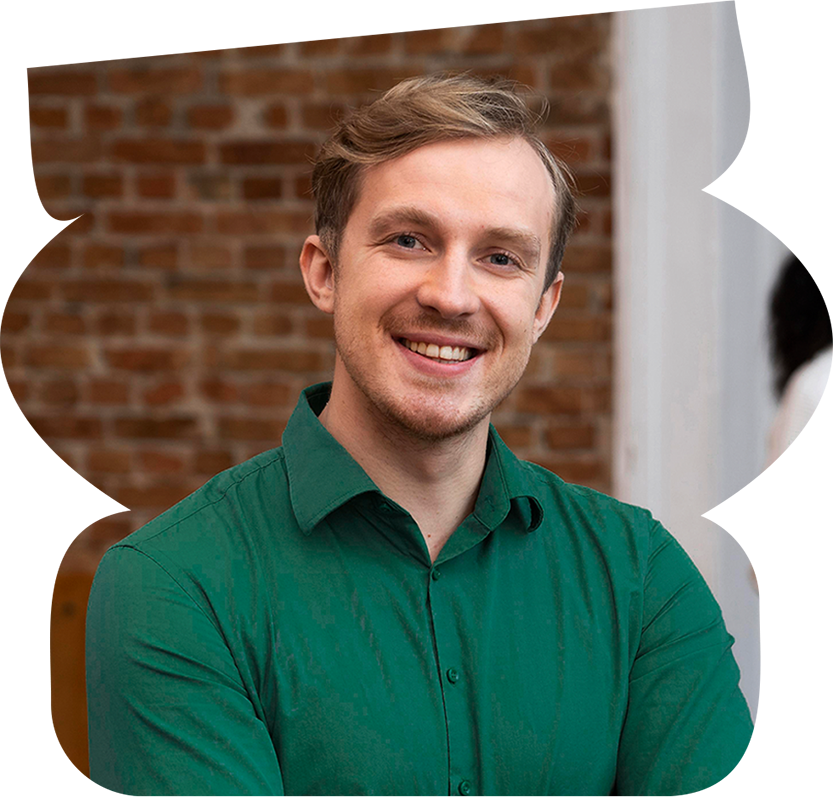 man smiling